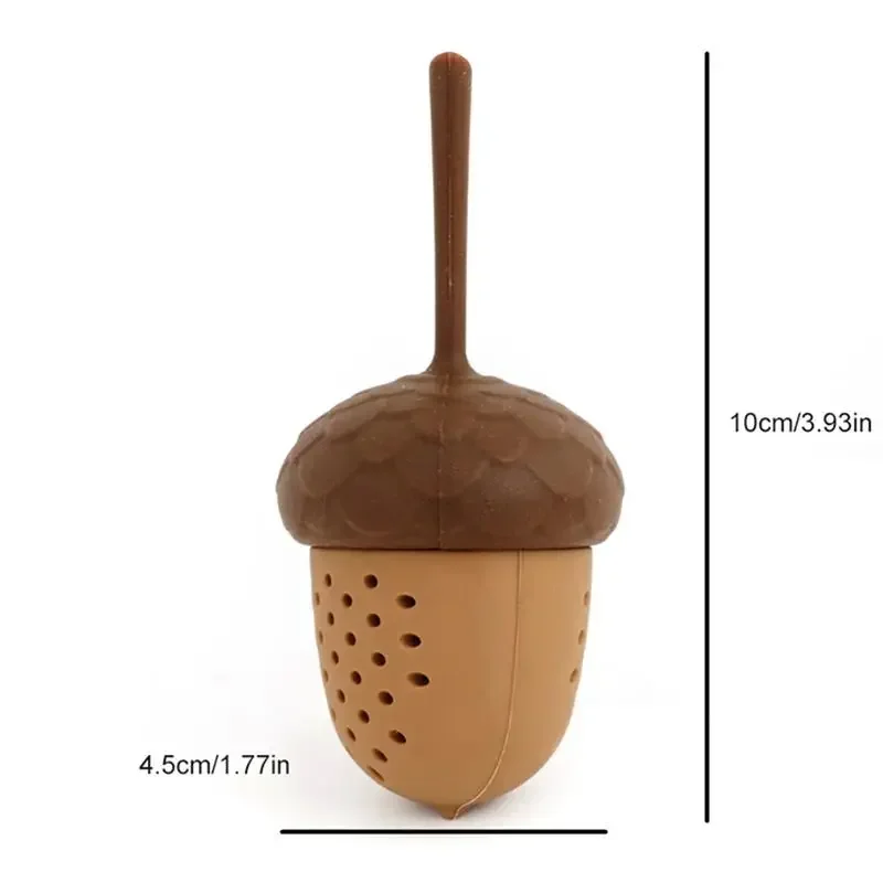 1Pcs Portable Silicone Herbal Filter Acorn Shape Tea Tools Tea Bag Strainer Tea Infuser Gadgets Teaware Kitchen Accessories