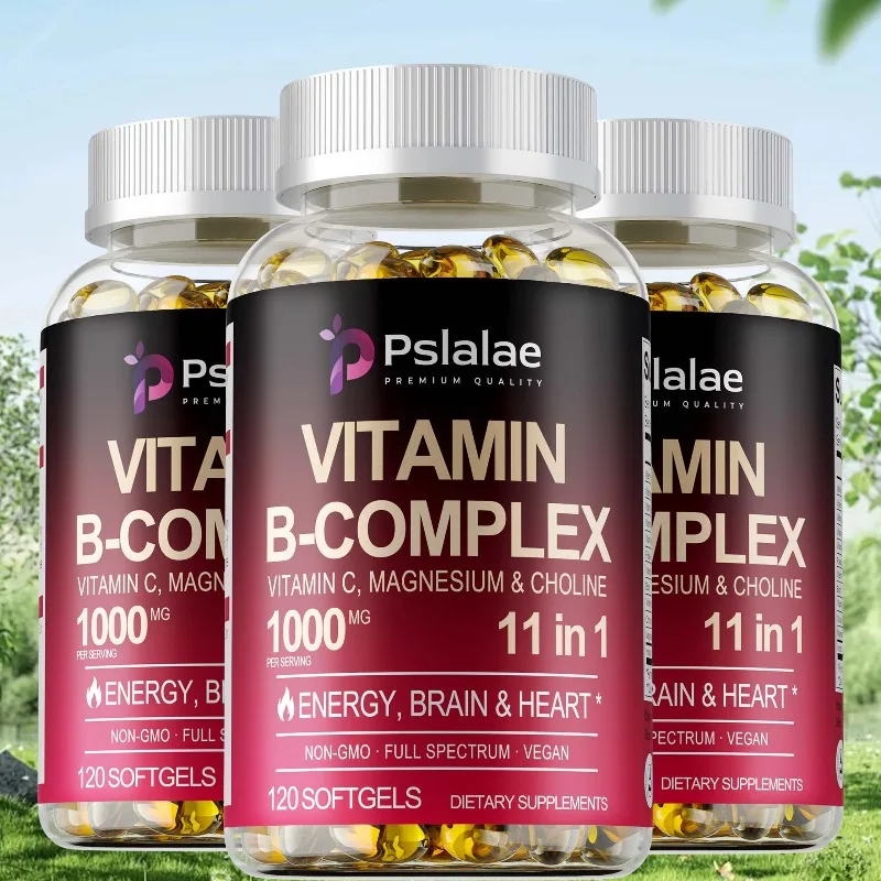 Organic Vitamin B Complex - Supports Nervous System Health,  Supports Brain and Heart Function, Promotes Mental Clarity
