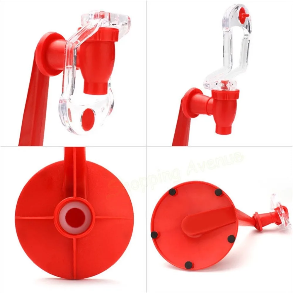 ABS+TPR Water Dispenser Hand Pressure Portable Beverage Dispenser Creative Easy to Use Soda Dispenser Party Home Bar Kitchen
