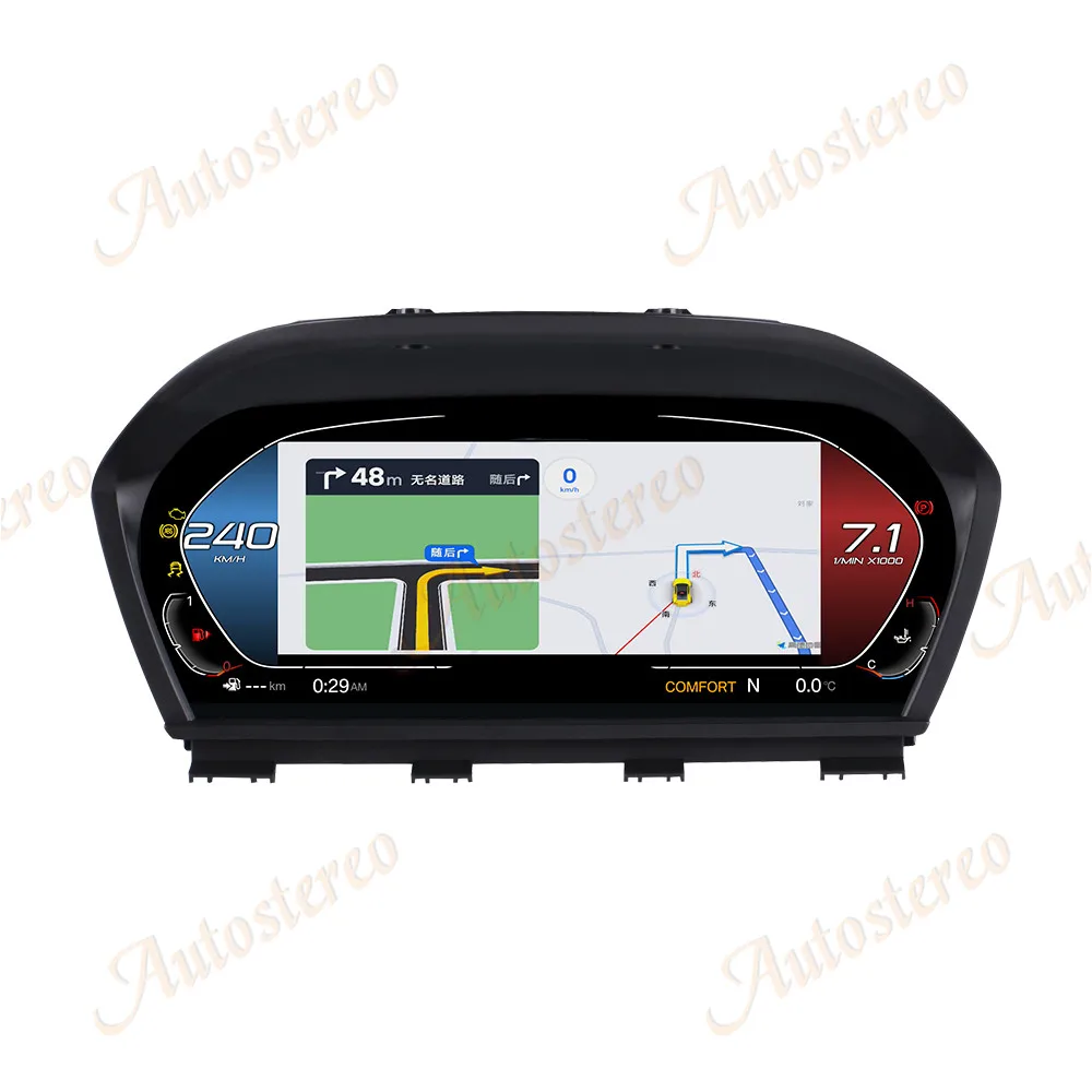 Car Digital Cluster Instrument For BMW 3 Series E90-E93 2005-2012 Dashboard Panel Virtual Cockpit Speed Meter Display Odometer