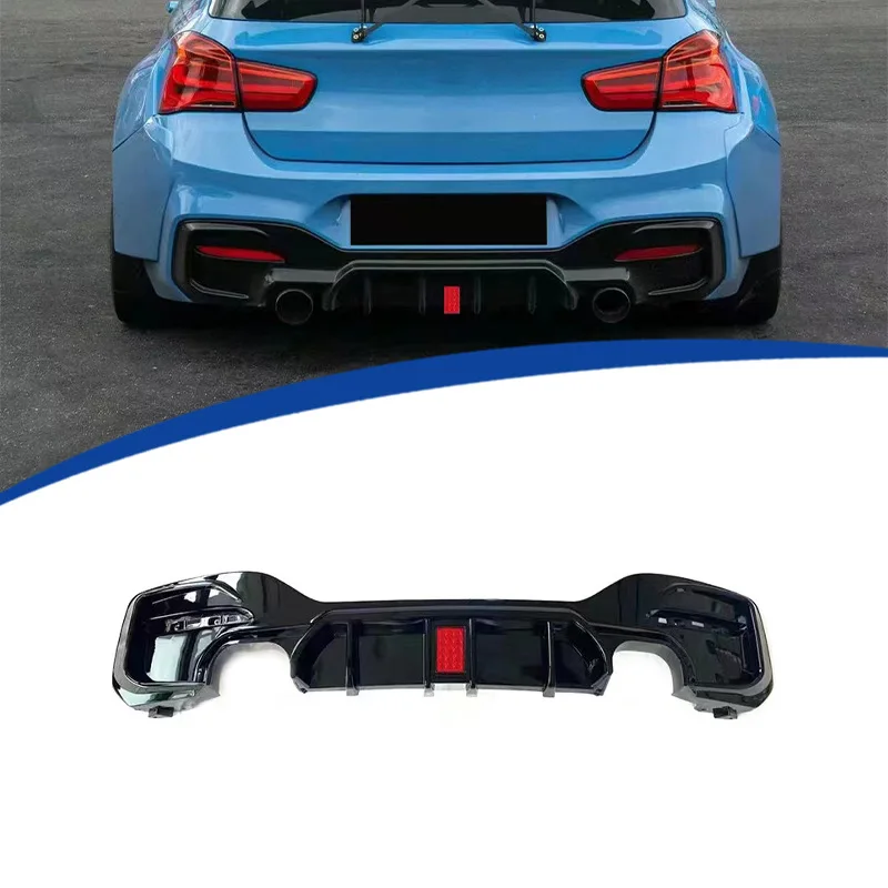 

Suitable for BMW 2015-2019 1 Series F20 modified MP model with light rear lip Original car replacement Rear bumper diffuser