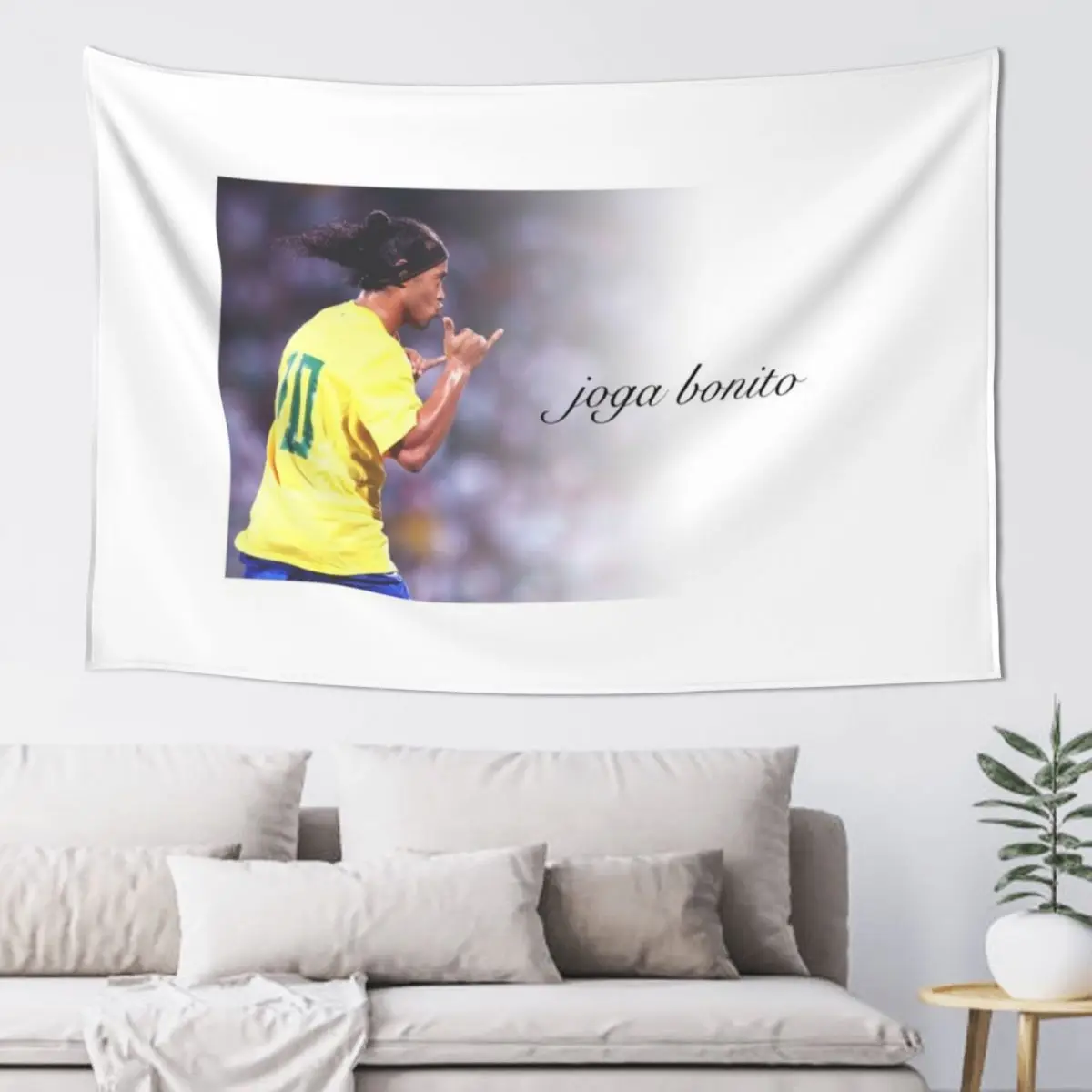 

Ronaldinho Joga Bonito Tapestry Room Decor Luxury Living Room Decoration Cute Room Decor Tapestry