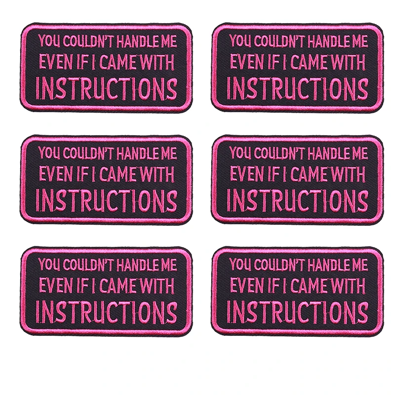 Parche bordado slogan táctico para coser o planchar - imagen 3