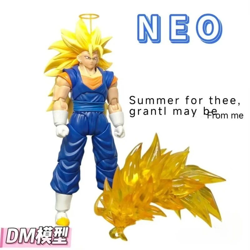 

Новая в наличии фигурка Dragon Ball Goku Vegito Ssj3 SHF Vegeto Super Saiyan 3 Neokong Studio 3,5 Body Anime Figurine Toys