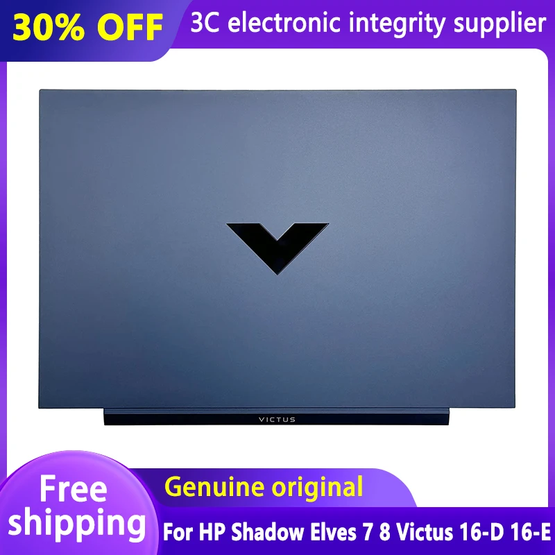 

New Original For HP Shadow Elves 7 8 Victus 16-D 16-E LCD Back Cover Top Housing Rear Lid TPN-Q263 TPN-Q264 Replacement Blue