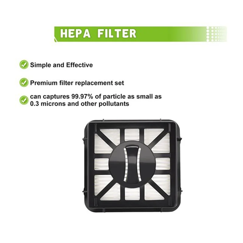 A83G-5PCS Vacuum HEPA Filter Replacement Accessories For Shark IQ RV1001AE RV101 Efficient Household Cleaning Accessories