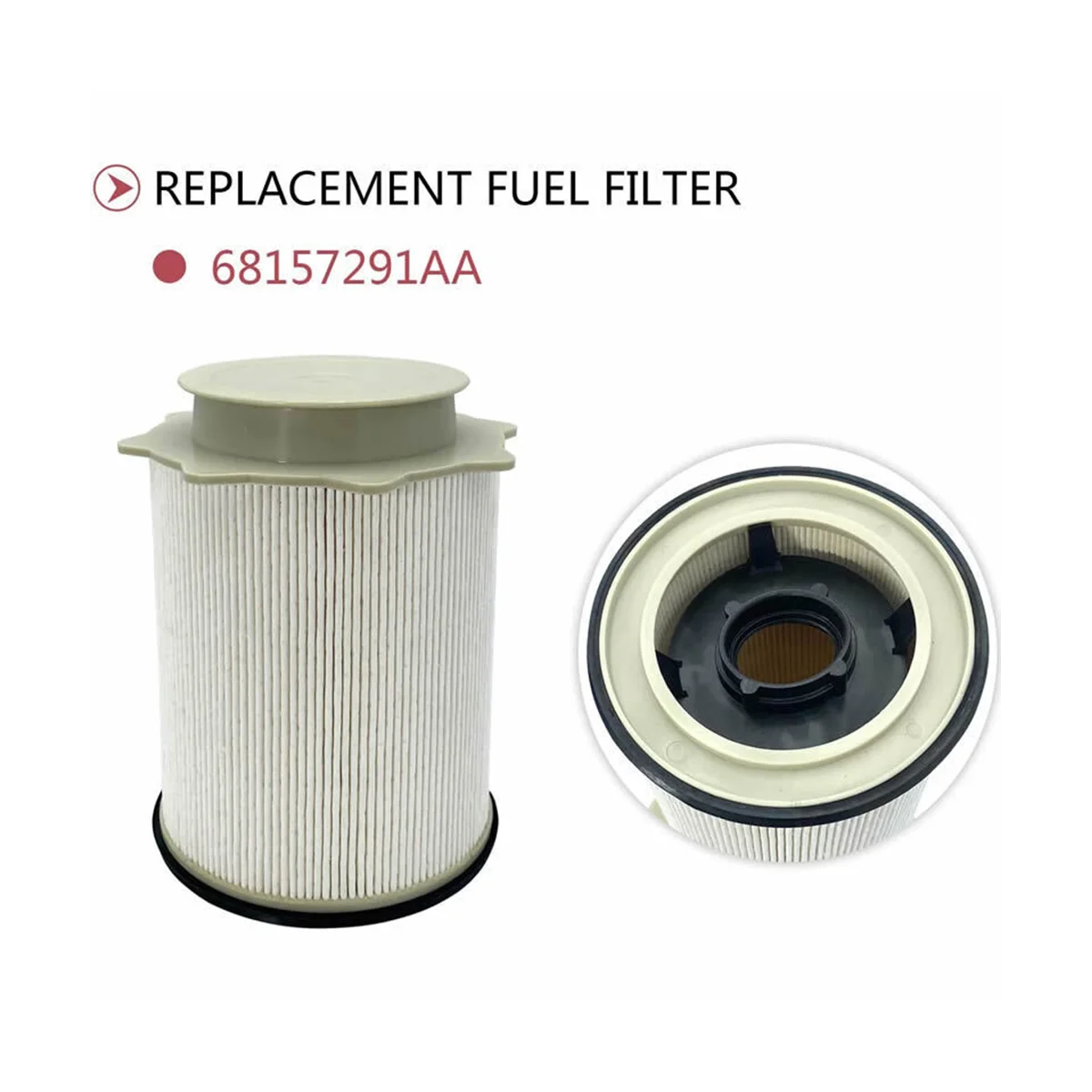 3 Set Fits for 2019-2021 Ram 2500 3500 4500 6.7L Diesel Fuel Filter Kit 68436631AA 68157291AA