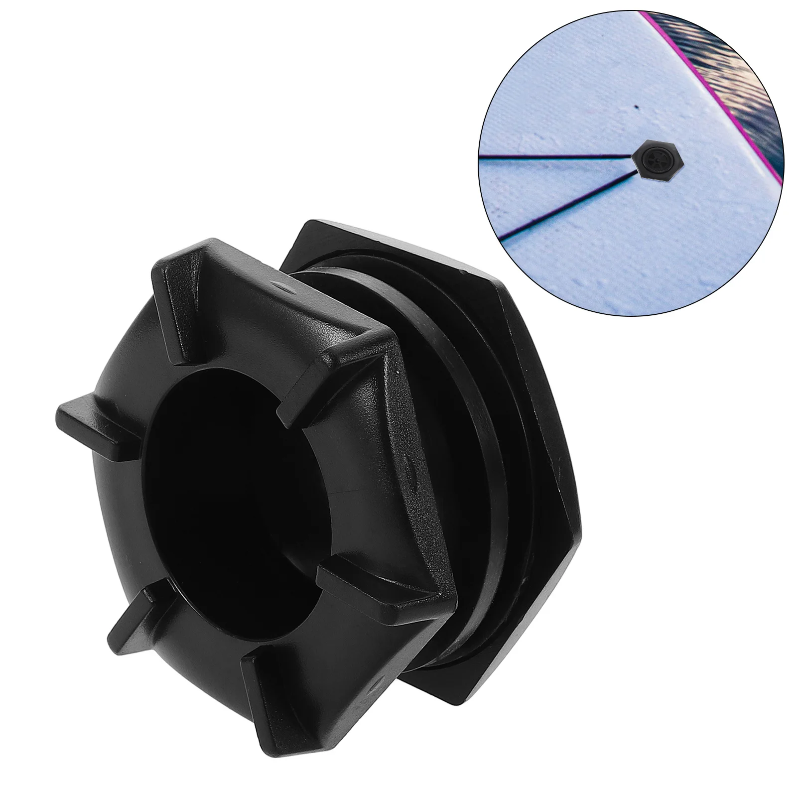 

Plastic Drain Plug Kayak Replacement Valve Sturdy Boat Drain Valve for Inflatable Boats Canoes Marine Accessories