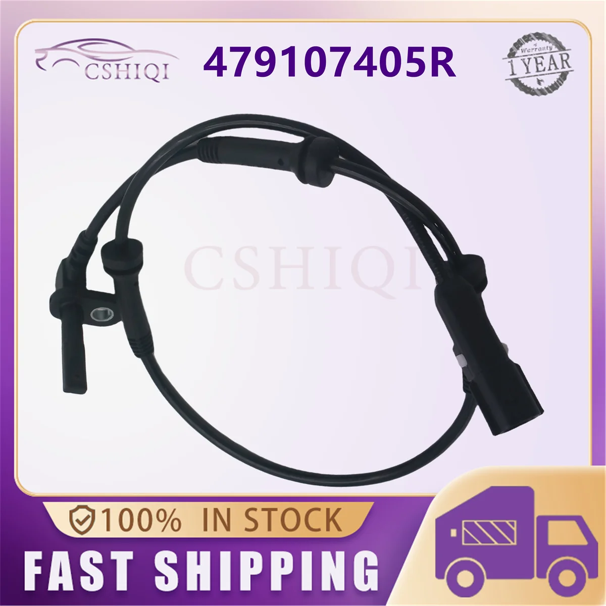 

479107405R For Renault Captur I Clio IV Zoe 2012 2013 2014 2015 2016 2017 2018-2023 Front Left /Right ABS Sensor Auto Parts