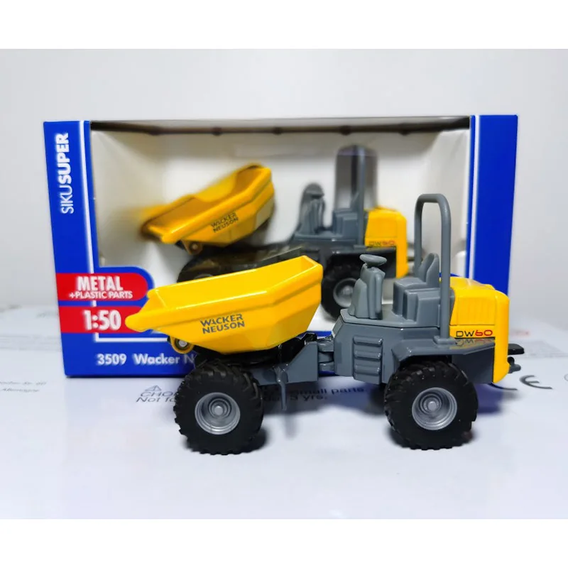 Diecast 1:50 Scale Siku 3509 Dump Truck Engineering Vehicle Alloy Model Collection Souvenir Display