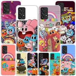 The Amazing World Gumball Phone Case For Samsung Galaxy A17 A16 A15 A14 A13 A57 A56 A55 A54 A53 A37 A36 A35 A34 A33 A26 A25 A24