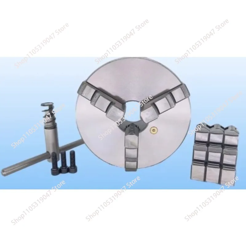 K11-200  3 Jaw Self-centered Rotating Lathe Chuck Three-claw Manual Machine Tool K11