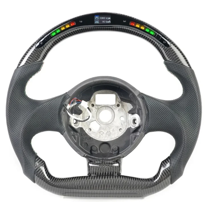 Suits for  Urus  Gallardo  Lamborghini customized steering wheel  with all leather carbon fiber