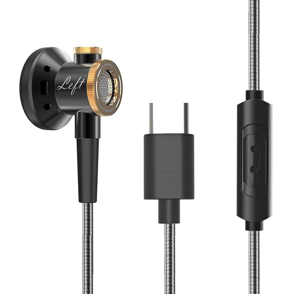 Farsoo D08 глубокий бас Hi-Fi стерео музыкальная металлическая гарнитура 3,5 мм разъем Typec для компьютера, мобильного телефона, универсальные наушники с плоской головкой