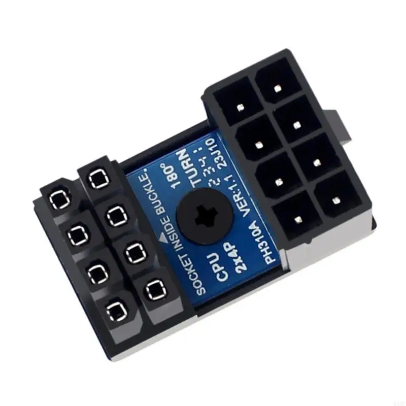 Conector tarjeta vídeo gráfica 918C, 8 pines, CPU, conector dirección asistida 8 pines, 180 grados