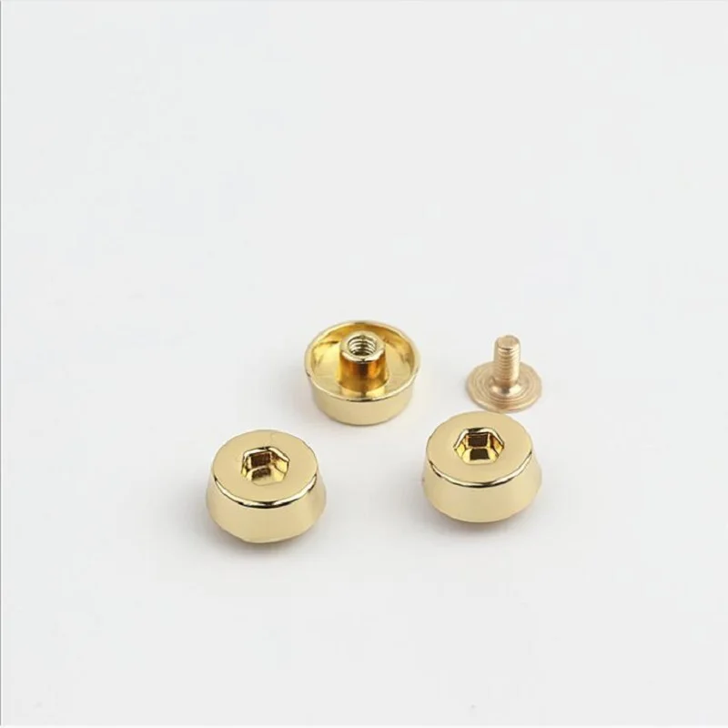 10pcs/50pcs Luggage Handbag Hardware Accessories Handbag Belt Fixing Hexagon Screw Rivet