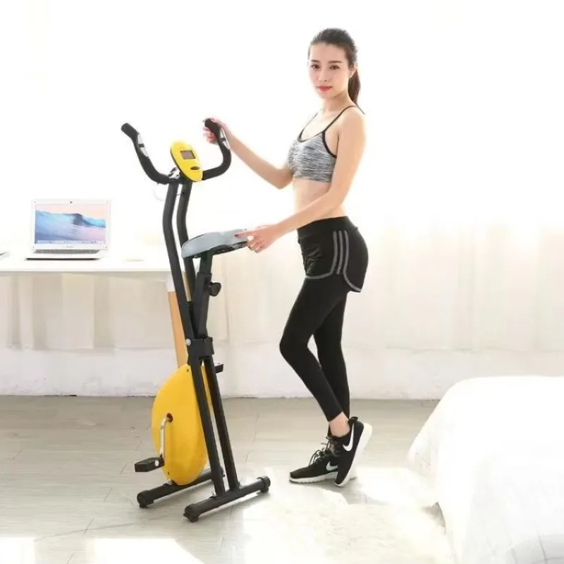 Foldable Steel X‑bike Upright Magnetic Exercise Bike for Home and Gym Use