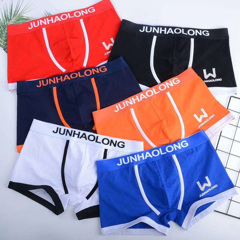 3Pcs/Lot Boxershorts Men Boxers Male Underwear Man Panties Cotton Soft Short Boxer Mens Breathable Comfortable Boxer Underpants