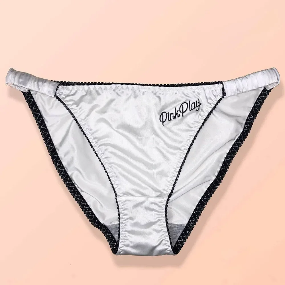 2025 New Sexy Women Silk Satin Panties Ladies Lingerie Intimate Underwear Knickers Briefs Skin Friendly Soft G-strings Thongs