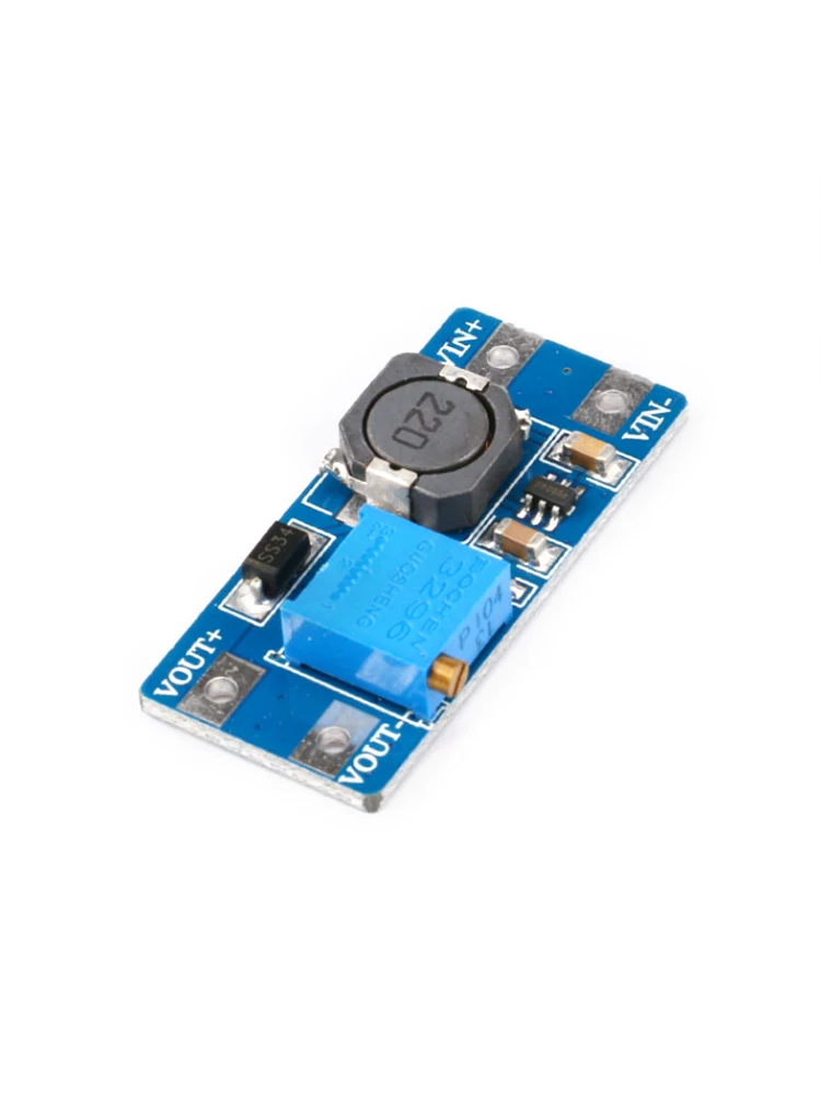5 szt./1 szt. MT3608 DC-DC Regulowany Moduł Podwyższający Napięcie 2A DC DC Konwerter Podwyższający Napięcie 2-24V do 5V 9V 12V 28V Moduł Zasilania Booster — zdjęcie 2