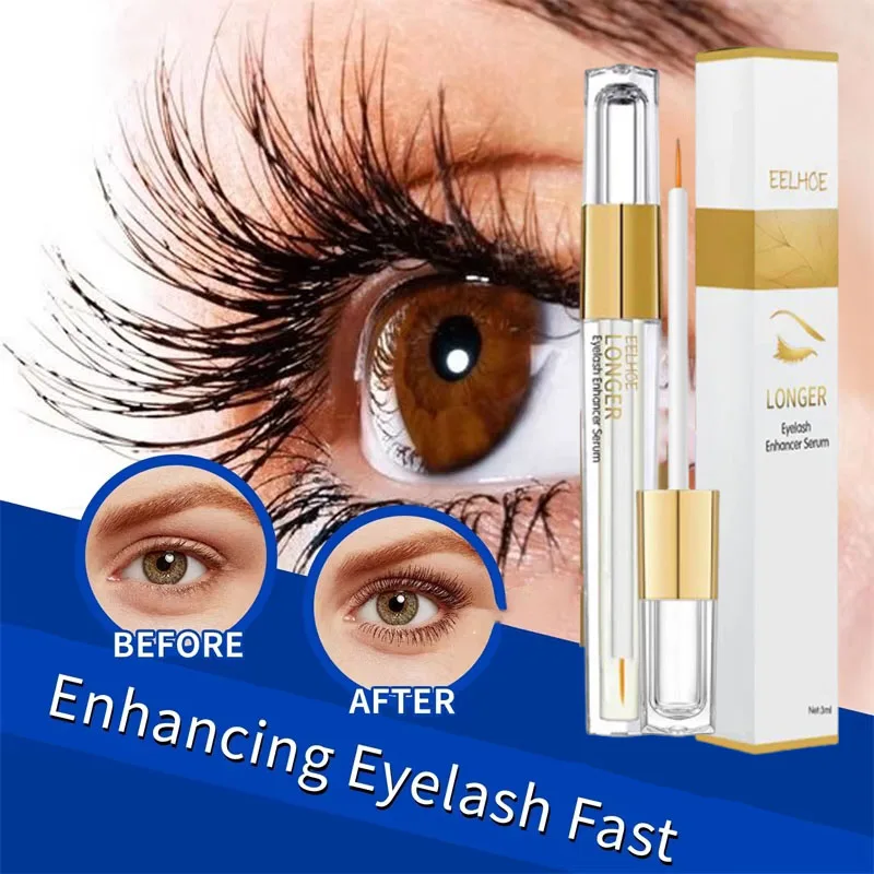 Siero per la crescita rapida delle ciglia 5 giorni Potenziatore naturale delle ciglia Trattamento delle ciglia più lunghe e più spesse Nuovi prodotti Trucco per la cura degli occhi ﻿