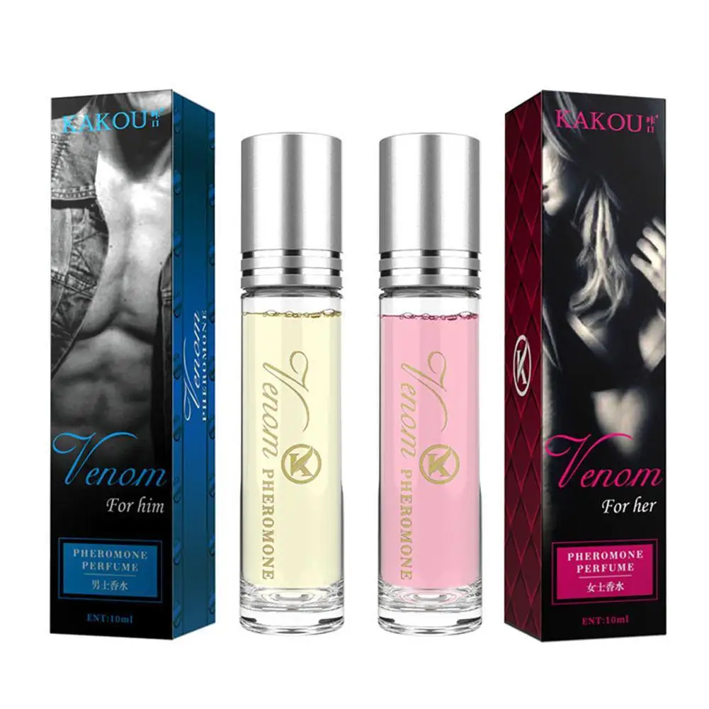 2X 10ml Perfume for Men Women Ball Perfume Mens Pheromone Essential Oil Perfume Attracts The Opposite Sex Lasting Fragrance