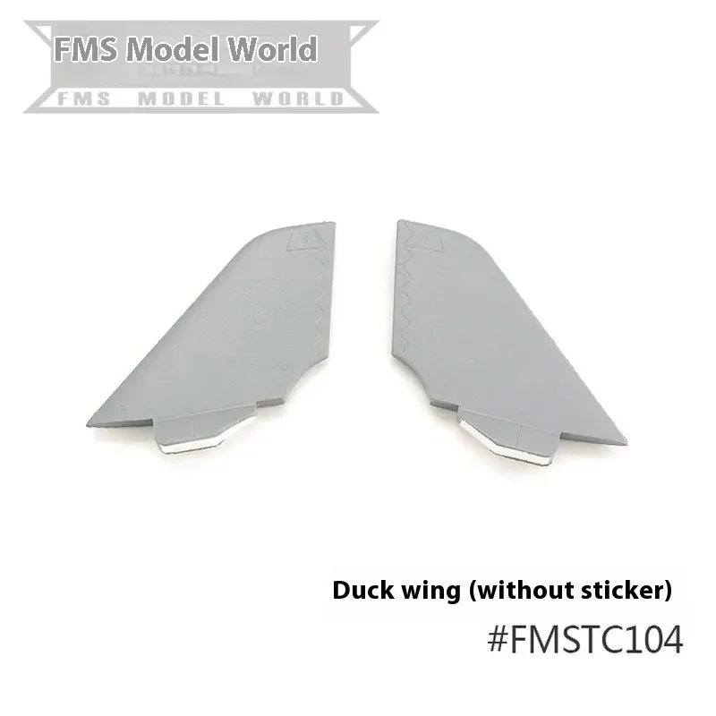 Fms 64mm Rafale Aircraft Accessories Aircraft Model Parts Main Wing Motor Electric Adjustable Sticker Cover