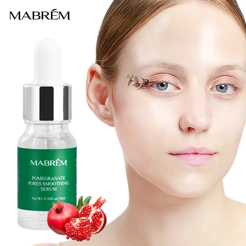 

Pore Shrink Face Serum Pomegranate Hydrating Moisturizing Oil Control Essence Repair Smooth Nourish Tighten Face Skin Care