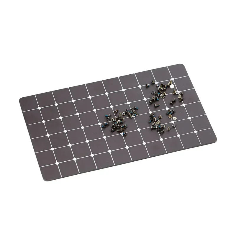 2UUL Repair Oclock ST99 Black Magnetic Work Mat 155Mm*98Mm Multi-Functional Design For Phone Repairs Small Component Handling