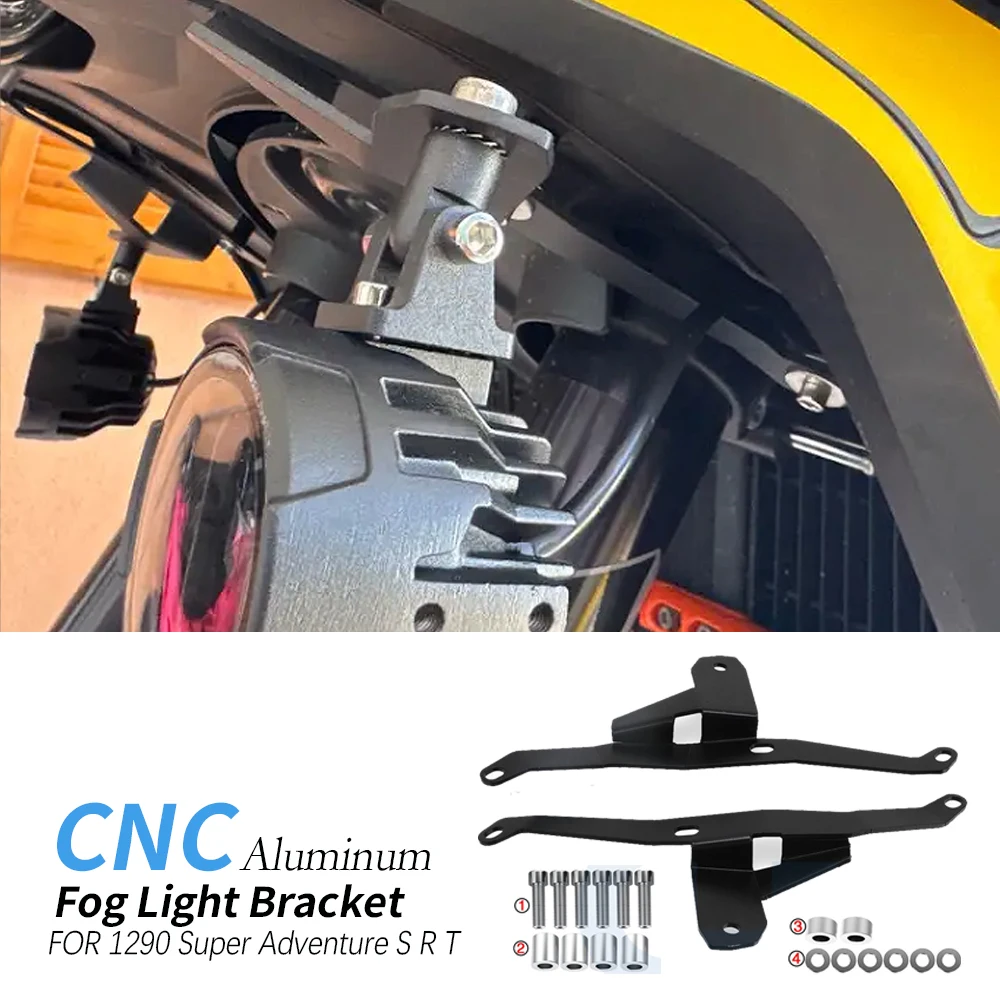 

Motorcycle Accessories For 1290 Super Adventure S R T 2015-2020 Fog Light Bracket Fog Lamp Mount Spotlight Auxiliary Lamp Holder