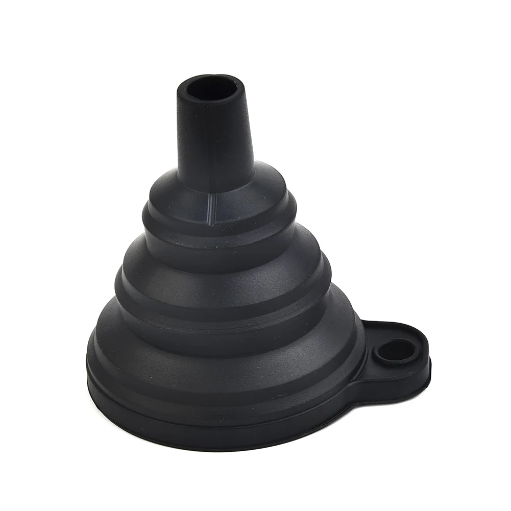 

1 Pcs Car Funnel 1× 7.5cmX8cm Parts Petrol Silicone Collapsible Fluid Change Fill Gasoline Oil Fuel Accessories