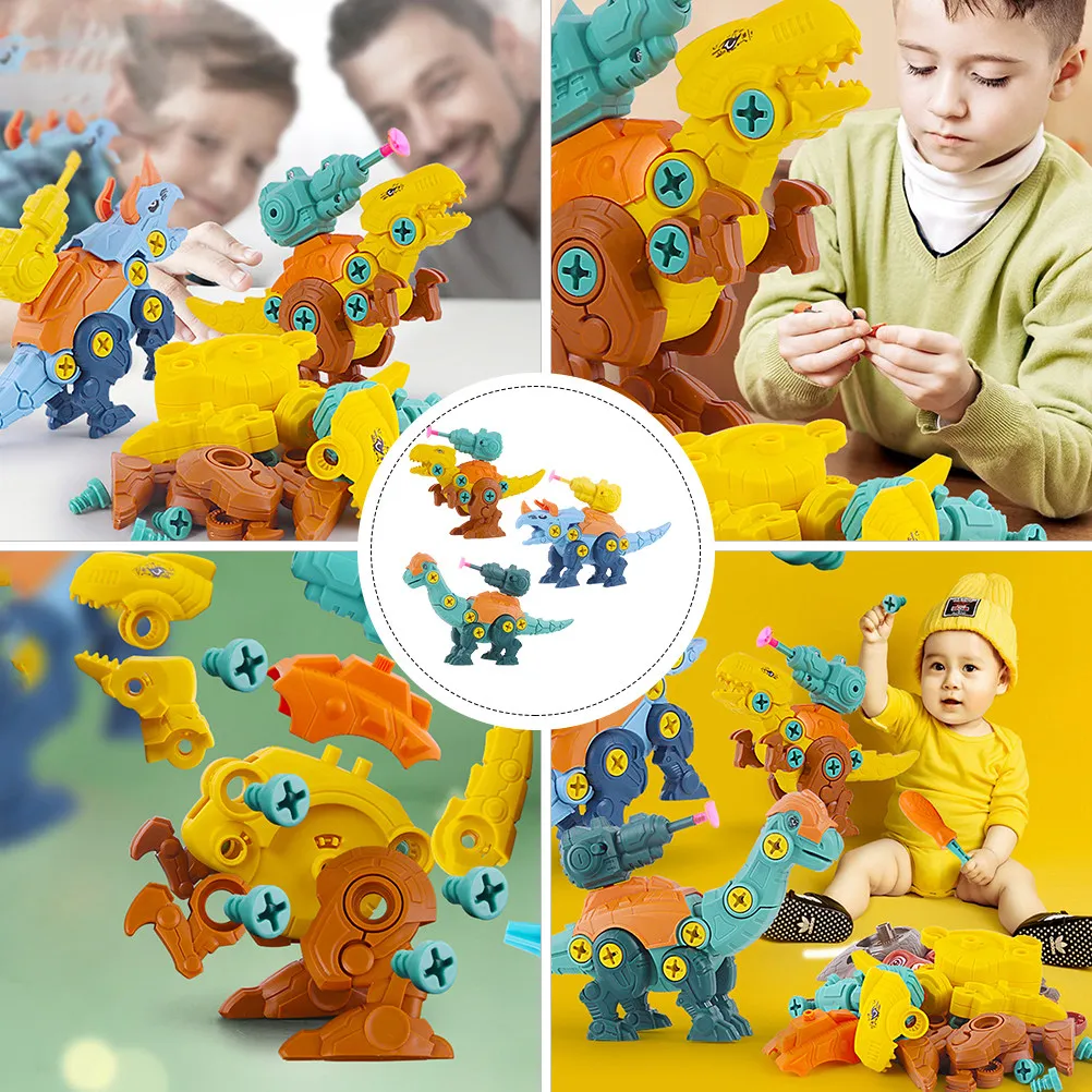 

Набор для сборки динозавров, развивающий, красочный, для самостоятельной сборки, развивает интеллект, координацию рук и глаз, улучшает обучение