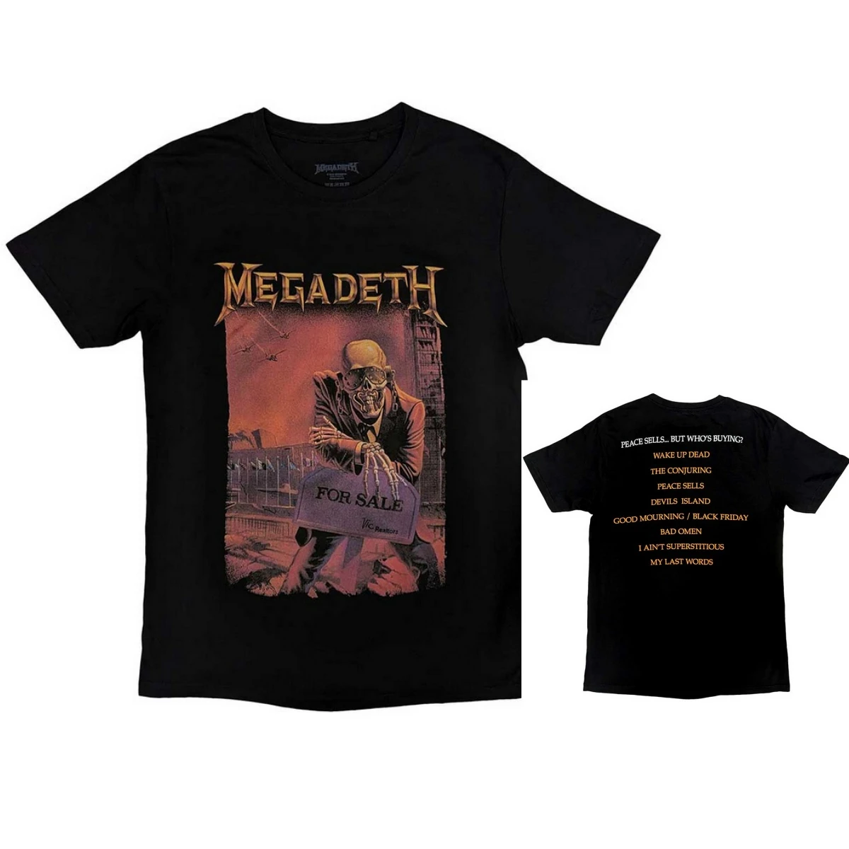 Killing Is My Business Megadeth Band T-Shirt Cotton Graphic Tee Men Women Summer Streetwear