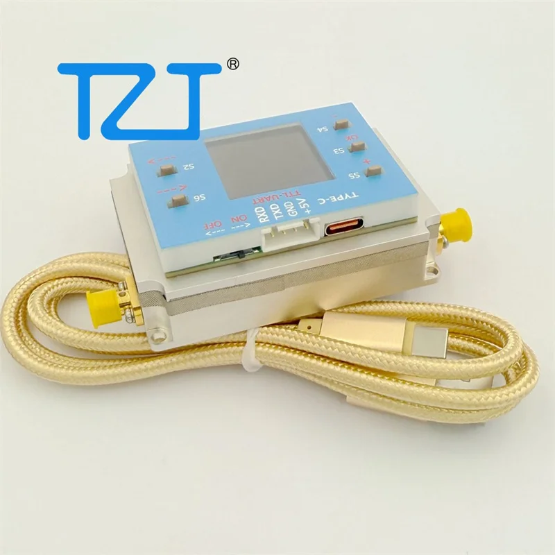 Módulo atenuador controlado programable Digital TZT 9K-8GHz/9K-12GHz pantalla TFT de 60dB con conector hembra SMA