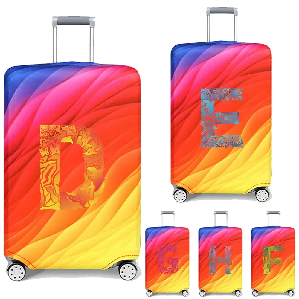 Luggage Covers 18-32inch Protector Travel Luggage Suitcase Protective Cover Stretch Dust Covers Print Engrave Image Series