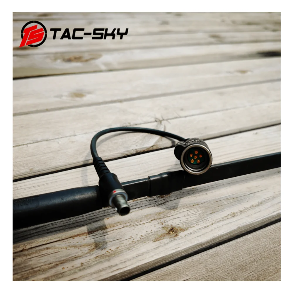 TS TAC-SKY Compatible With 6-Pin PRC 148 152 to INVISIO V60 Adapter Cable