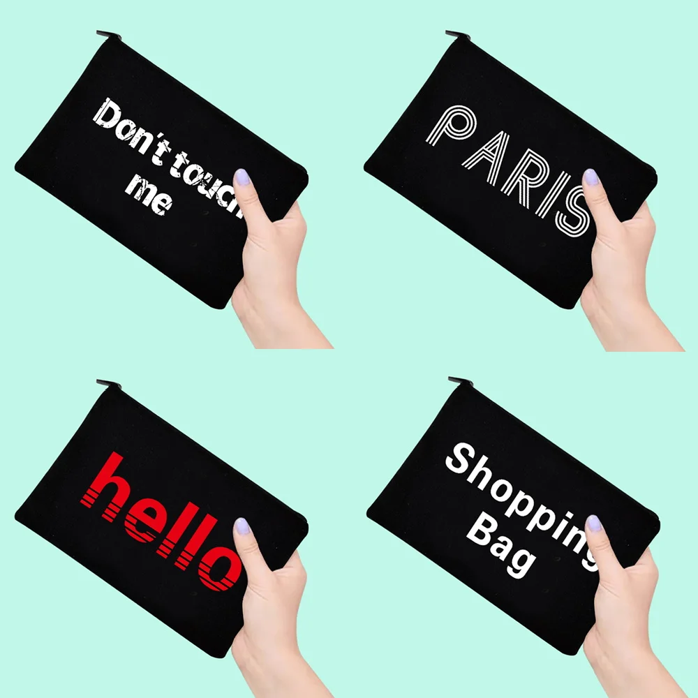 Makeup Bags Cosmetic Bags Cosmetic Bag Women Toiletry Organizer Cosmetic Pouch Walls Printing Series Travel Canvas Beauty Case