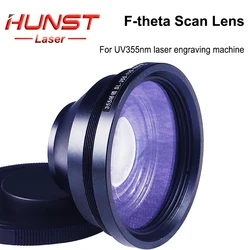 Hunst F-Theta 355nm UV Laser Scan Lens 110X110mm 200X200mm 300X300mm Field Mirror for UV Laser Engraving Machine