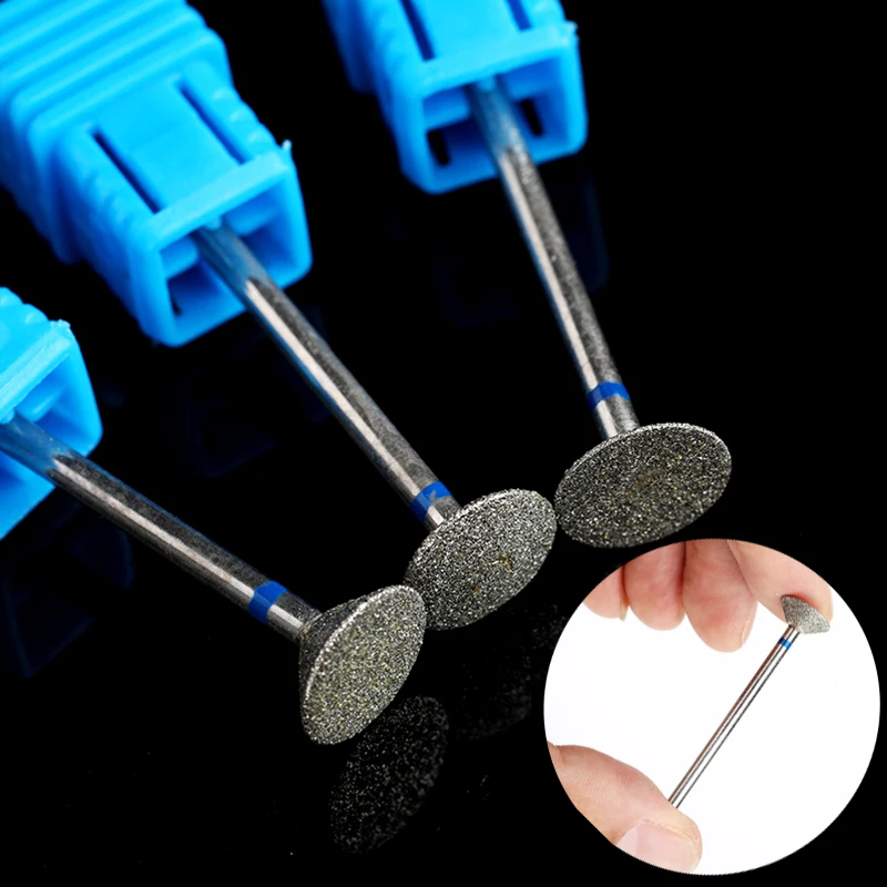 Carbide Milling Cutter Manicure Nail Drill Bits Electric Nail Files Blue Grinding Bits Mills Cutter Nail Art Tools Accessories