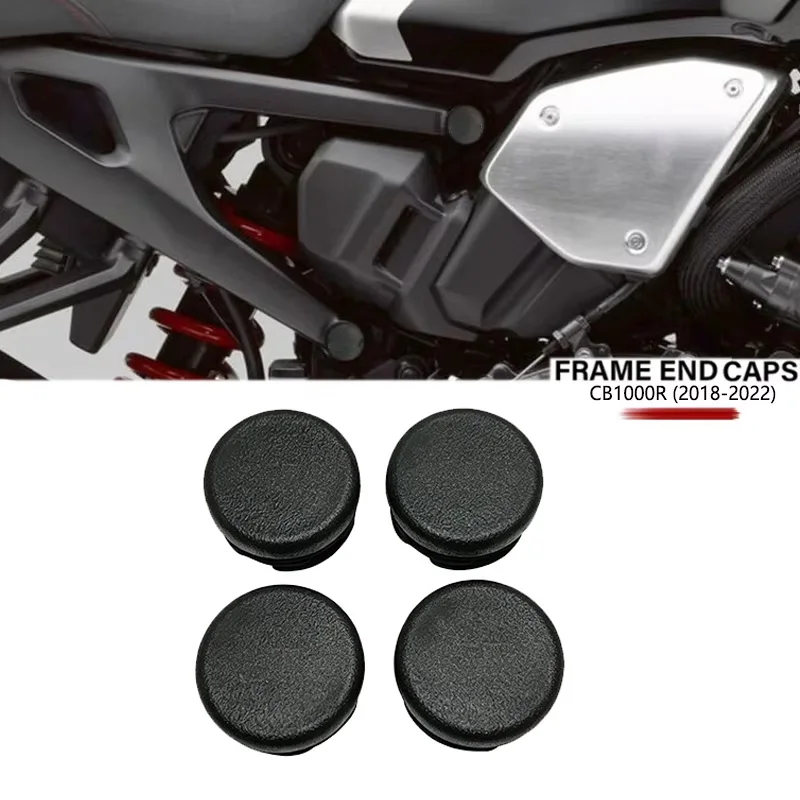 4PCS Für Honda CB1000R CB 1000R CB1000 R 2018 2019 2020 2021 2022 Motorrad Rahmen Loch Abdeckung Kappen Stecker rahmen Kappe Set