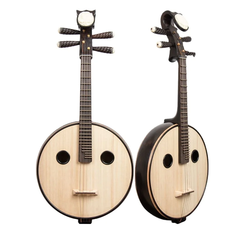 High Grade Chinese Traditional Musical Instrument Ebony ZHONGRUAN Professional Performance Recommendation