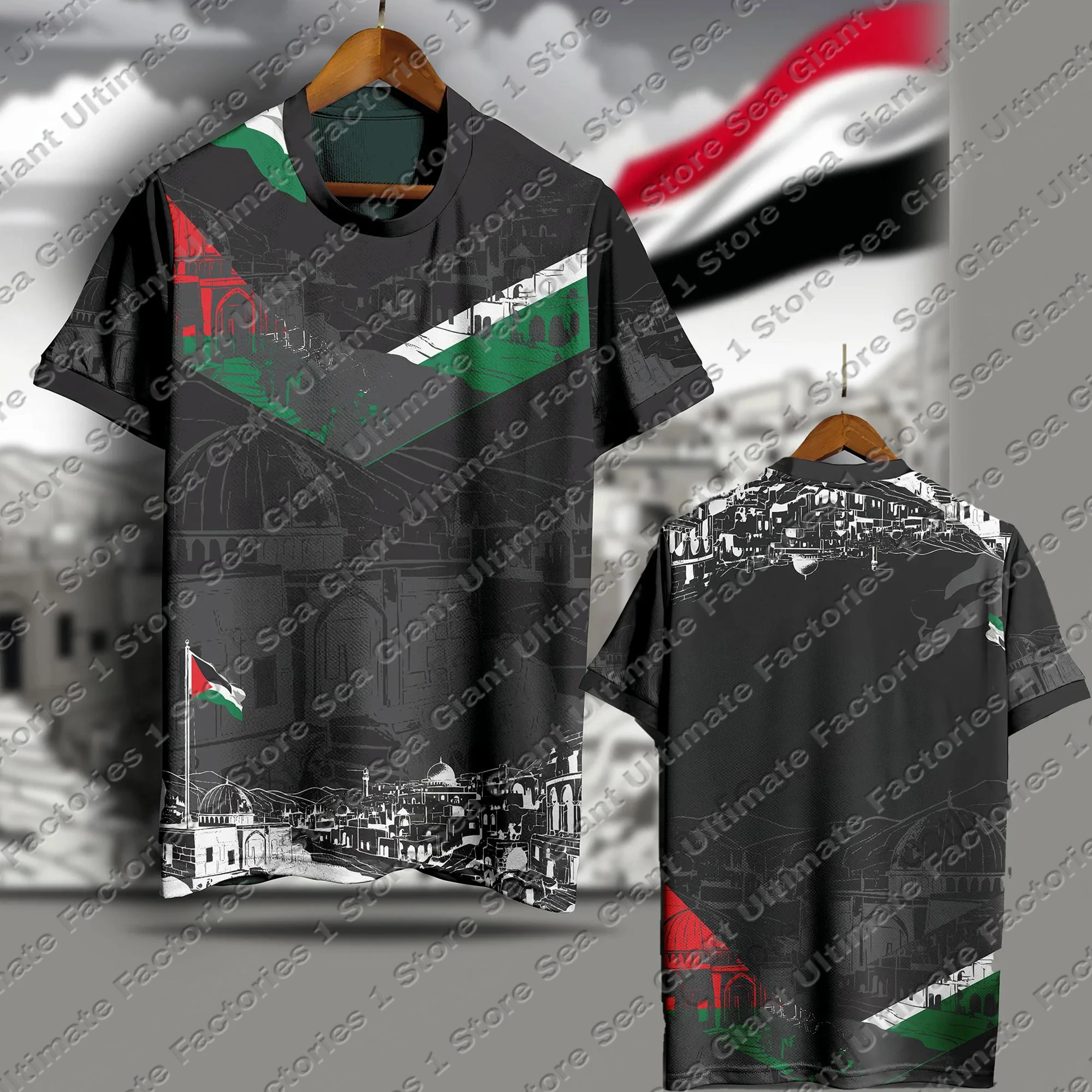 2024 New Kids Season Exclusive Palestine Premier Soccer Jersey Youth & Adult Training Kit Special Commemorative Football Jersey