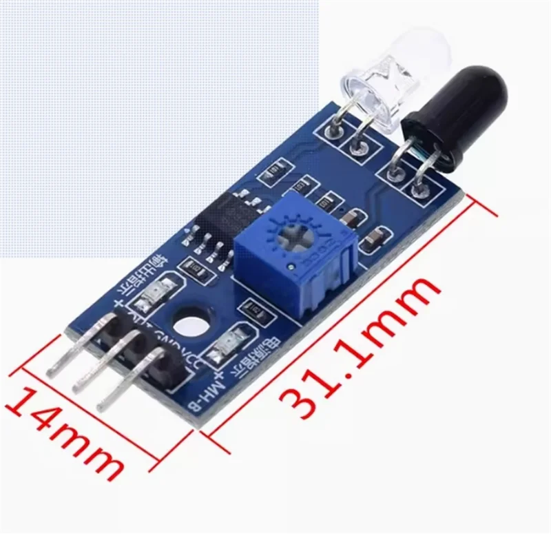 Infrared barrier module/obstacle avoidance car obstacle avoidance sensor/black and white line recognition distance adjustable ph