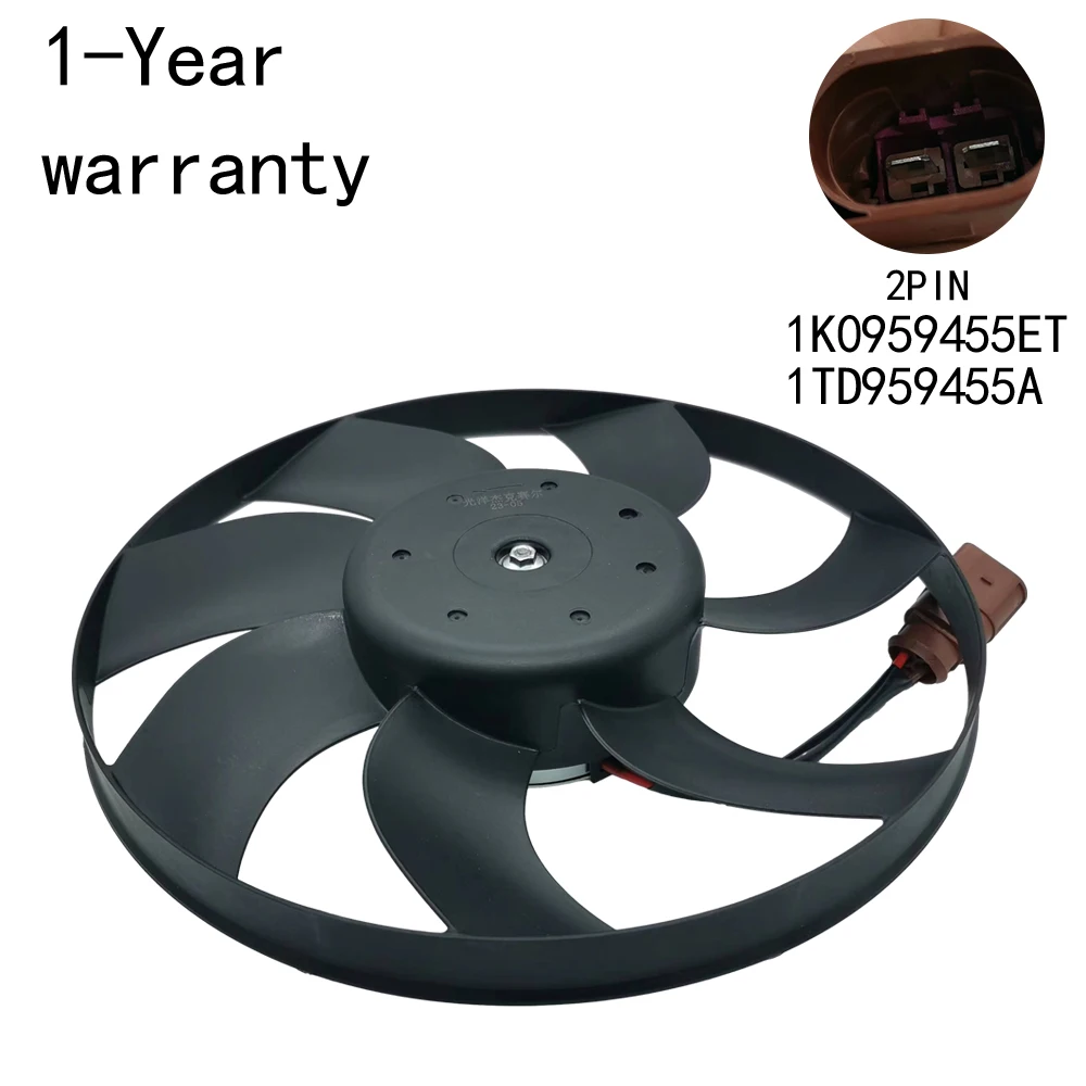 electron fan For Skoda Superb Octavia Yeti Audi TT A3 S3 A1 RS3 VW Sagitar Magotan Golf Passat Tiguan 1K0959455ET 1TD959455A