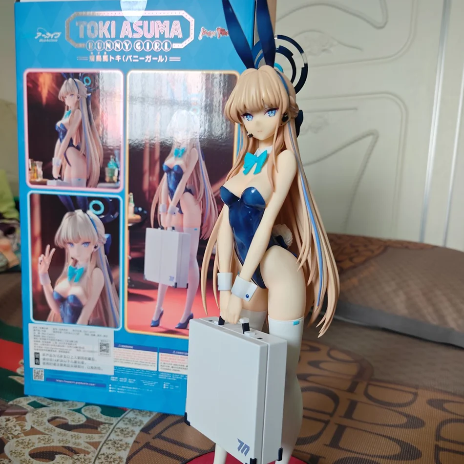 الأزرق الأرشيف Asuma Toki الدائمة موقف لعبة فتاة نموذج لجسم تمثال الأولاد جمع سطح المكتب زينة زخرفية اللعب الهدايا
