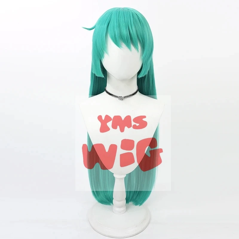 Anime I Admire Magical Girls Gushing over Magical Girls Minakami Sayo Cosplay Wig Green 85cm Heat Resistant Synthetic Hair