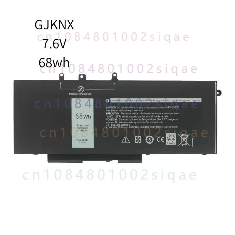 WYORESYGJKNX OEM battery For Dell Latitude E5480 5580 5490 5590 For DELL Precision M3520 M3530 Series GD1JP 7.6V 68WH