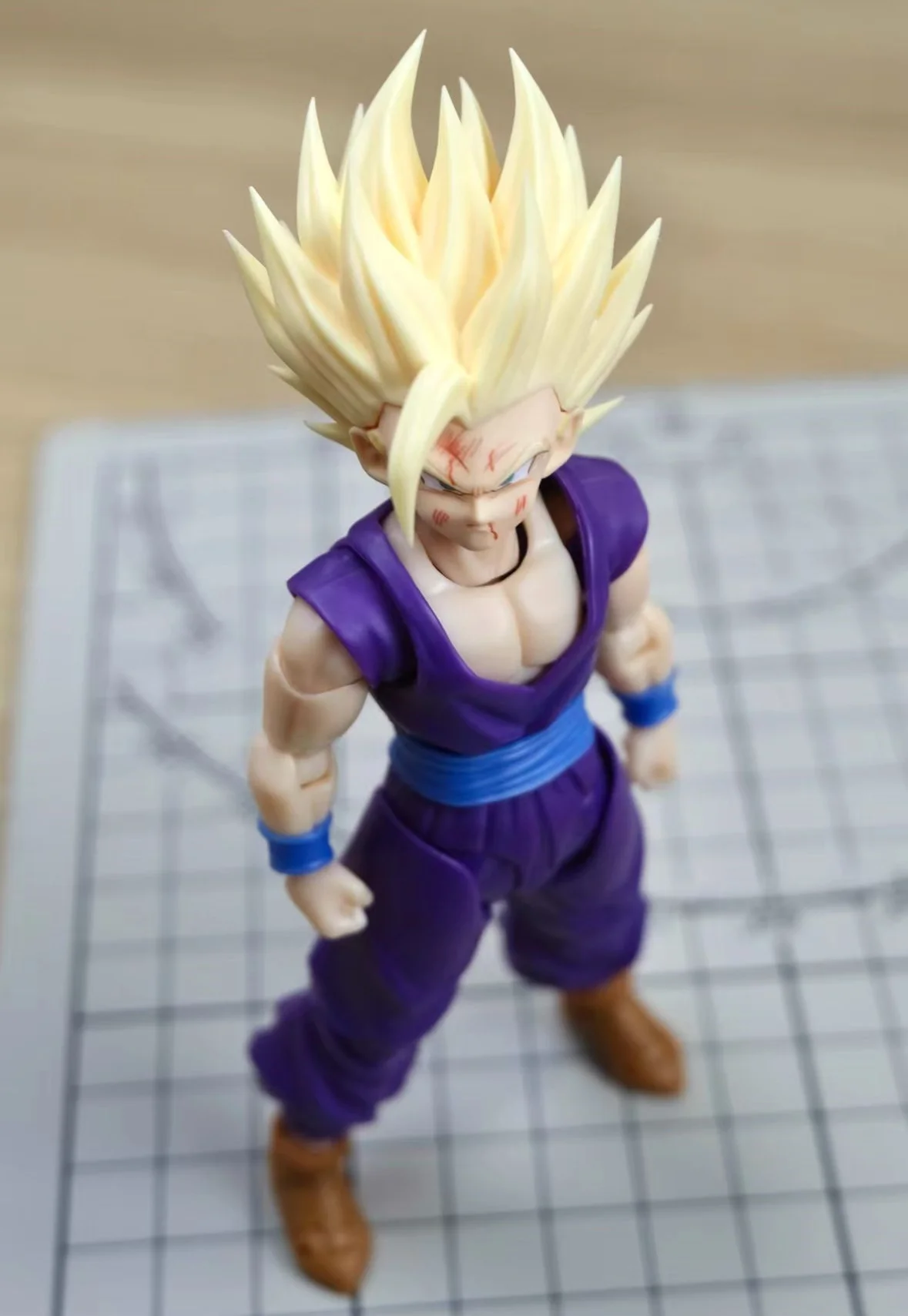New Nono Hm Dragon Ball Z Shf Gohan Hair Figure Accessories Model Son Goku Headsculpts Kit Collectible Anime Toys Gifts view 6