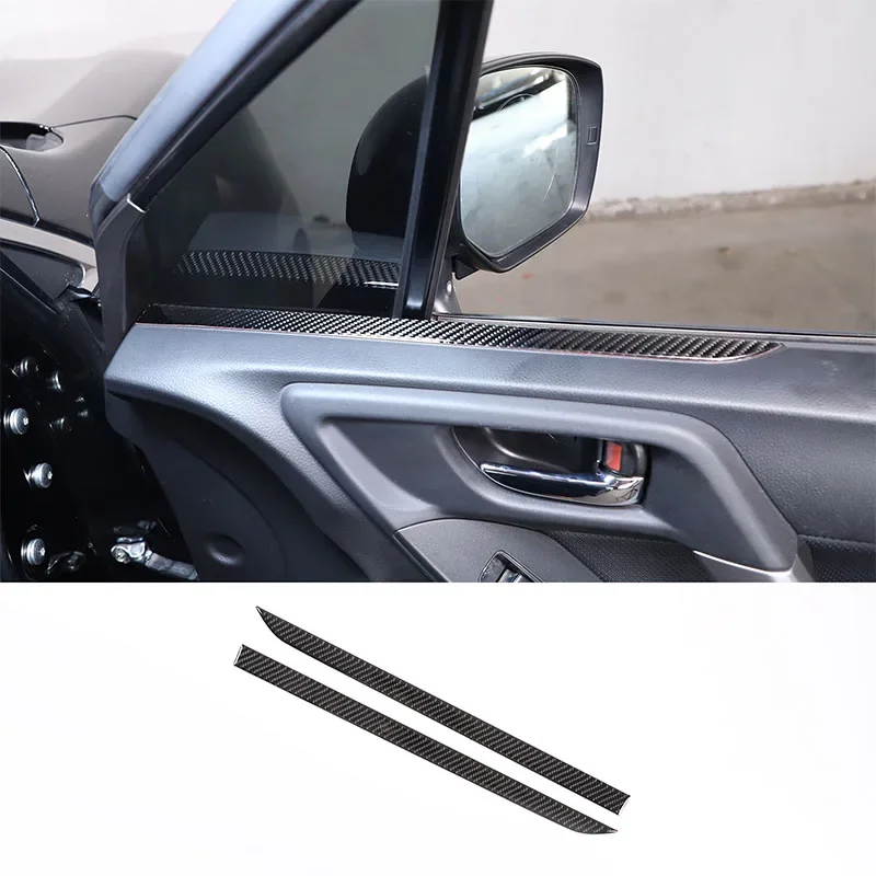 

For Subaru Forester 2013-2018 Soft Carbon Fiber Front Inner Door Panel Trim Decorative Sticker Interior Modification Accessories