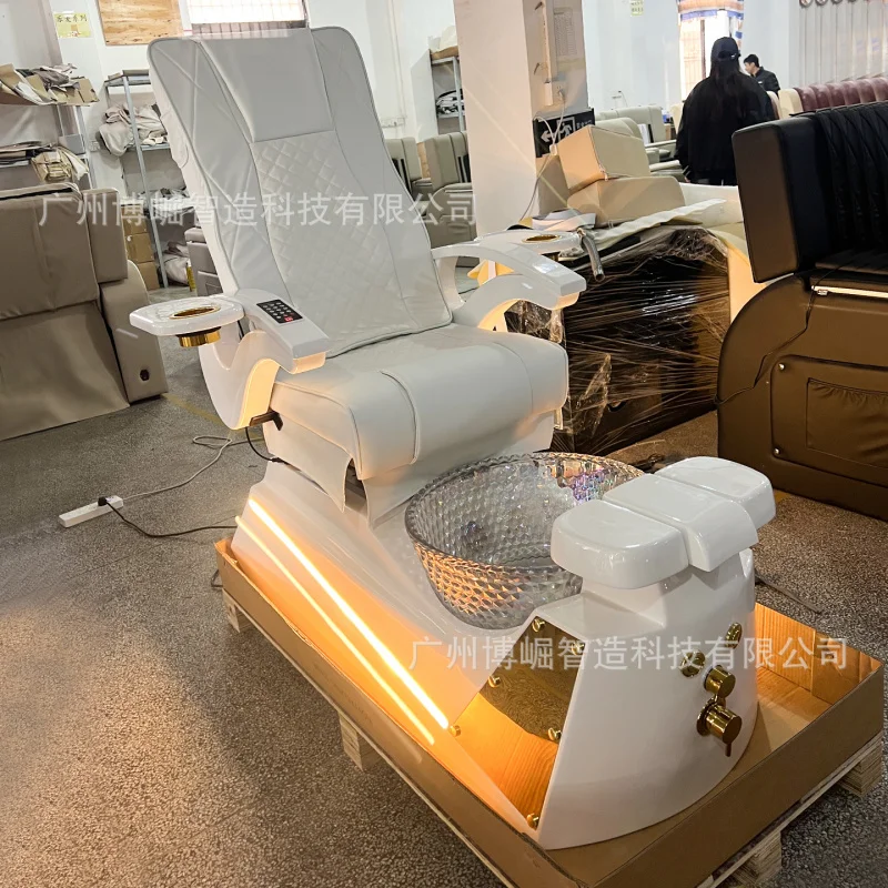 Bojue Bath Recliner Therapy Pedicure Sofa Single Person Spa Massage Foot Washing Bed Beauty